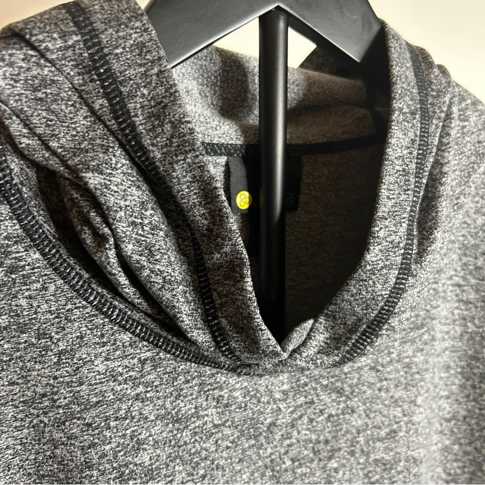 Zella Charcoal Knit Hoodie - Picture 3 of 9